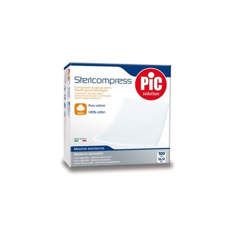 Pic Stericompress Hydrophilic Gauze Compresses Medium Size 25 Gauze 20x20