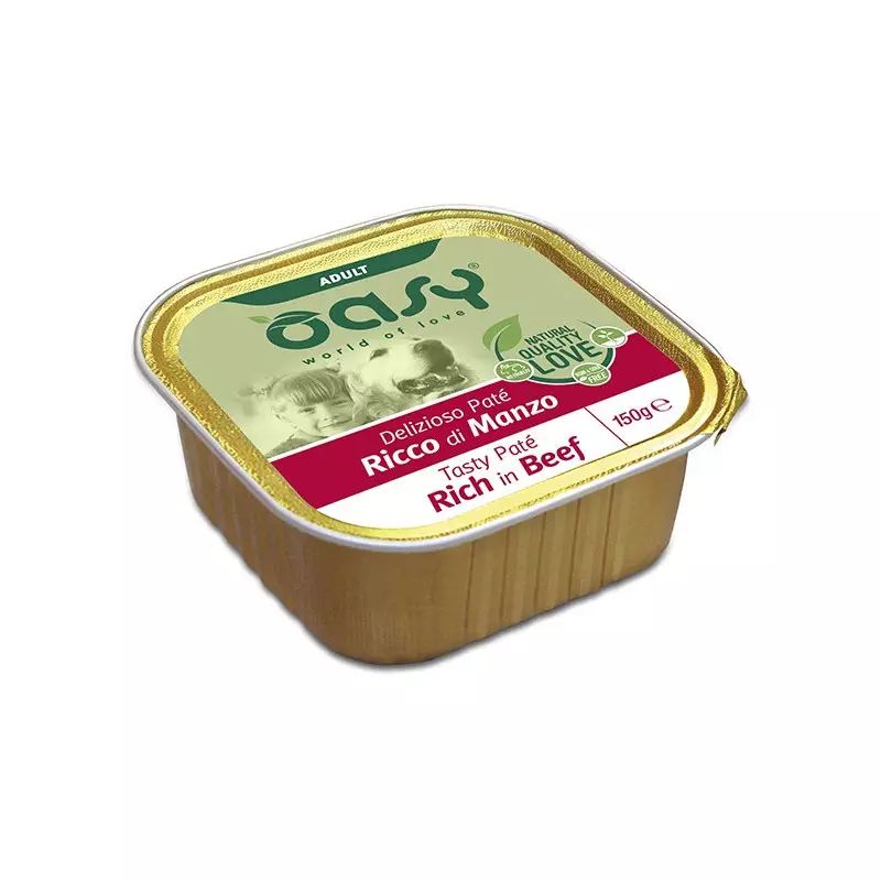 OASY Delicious Patè Rich in Beef 150 gr.