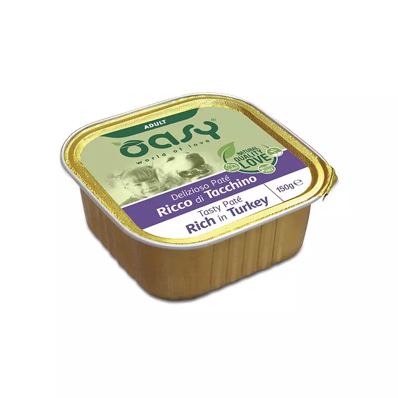 OASY Delizioso Patè Ricco di Tacchino 150 gr.