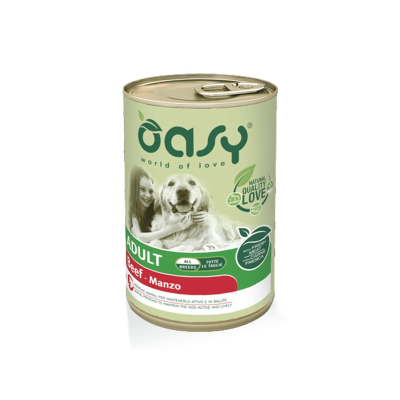 OASY Patè Adult with Beef 400 gr.