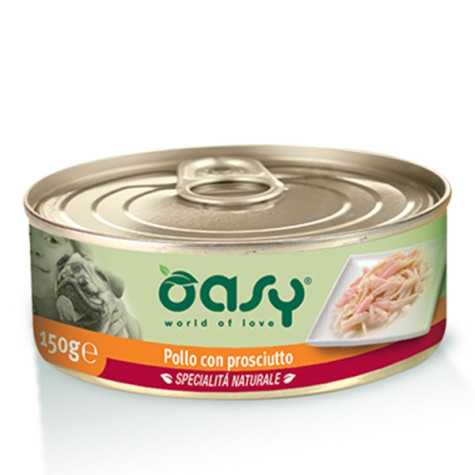 OASY Spécialité Naturel al Poulet avec Prosciutto 150 g.