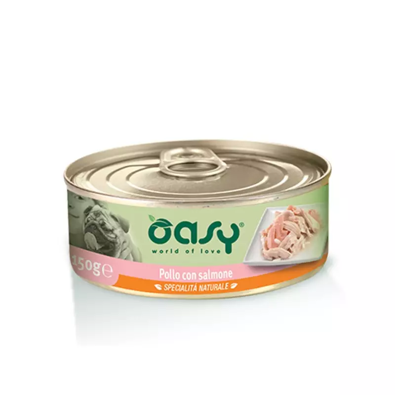 OASY Natural Specialty with Chicken with Salmon 150 gr. OASY Natural Specialty with Chicken with Salmon 150 gr.
