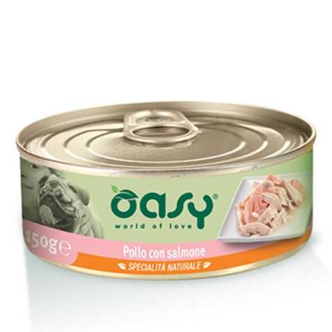 OASY Spécialité Naturel al Poulet avec Saumon 150 g.