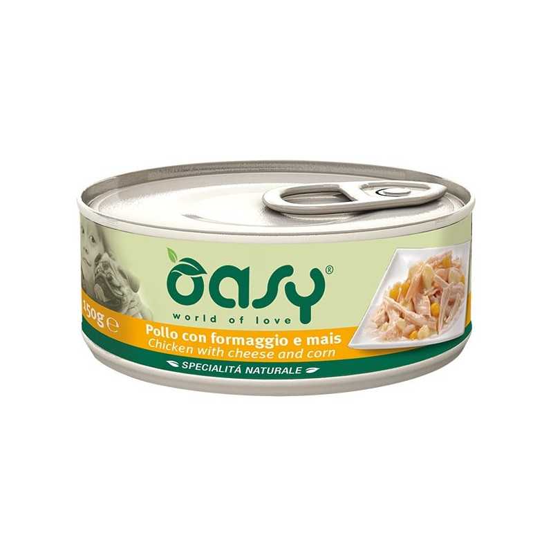 OASY Spécialité Naturel al Poulet avec Fromage et Mais 150 g. OASY Spécialité Naturel al Poulet avec Fromage et Mais 150 g.