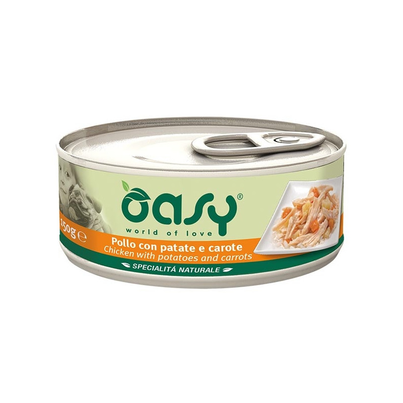 OASY Natural Specialty with Chicken with Potatoes and Carrots 150 gr.