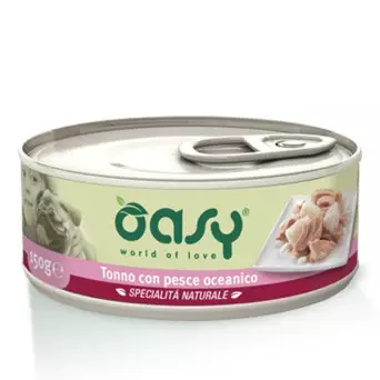 OASY Natural Tuna Specialties with Ocean Fish 150 gr.
