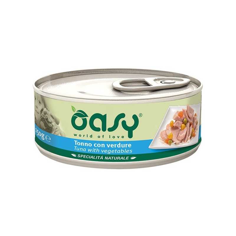 OASY Spécialité Naturel al Thon avec Légumes 150 g. OASY Spécialité Naturel al Thon avec Légumes 150 g.