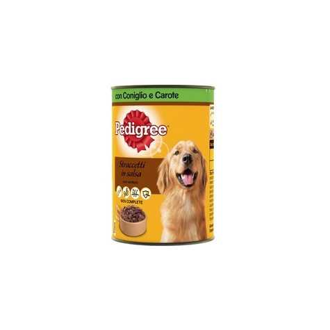PEDIGREE Straccetti in Salsa con Coniglio e Carote 400 gr. - 