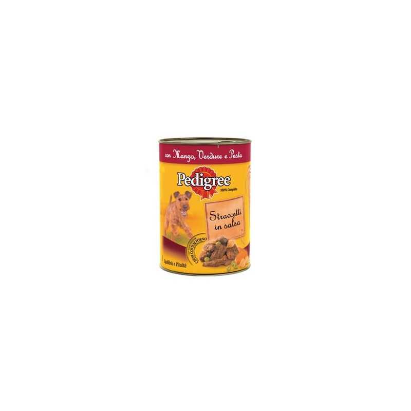 PEDIGREE Straccetti in Salsa avec Bœuf Légumes et Pâte 400 g.