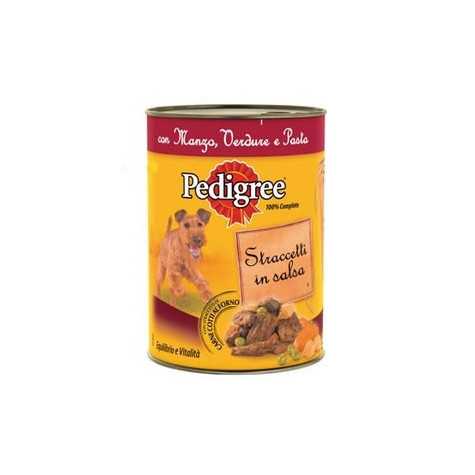 PEDIGREE Straccetti in Salsa con Manzo Verdure e Pasta 400 gr. - 