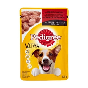 PEDIGREE Vital Protection with Beef and Rabbit in Sauce 100 gr.