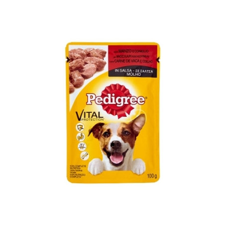 PEDIGREE Vital Protection con Manzo e Coniglio in Salsa 100 gr. - 