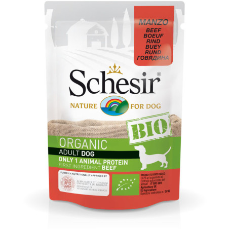 SCHESIR Bio Organic Adult Manzo 85 gr. - 