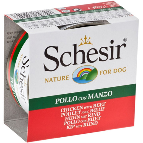 SCHESIR filets de poulet avec bœuf en gelée 150 g