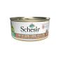 SCHESIR Natural Selection Adult Toy et Small Dinde avec Canard et Aringa, Pomme ed Erbe 95 g.