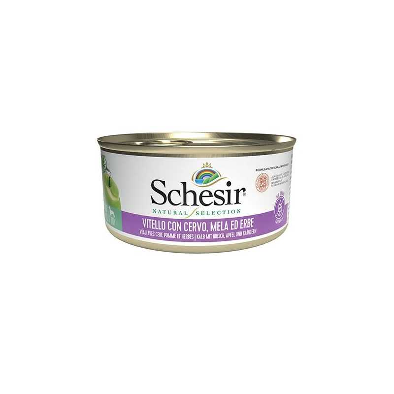 SCHESIR Natural Selection Adult Toy et Small Vitello avec Cerf, Pomme ed Erbe 95 g. SCHESIR Natural Selection Adult Toy et Small Vitello avec Cerf, Pomme ed Erbe 95 g.