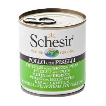 SCHESIR Pollo con Piselli in Gelatina 285 gr. - 