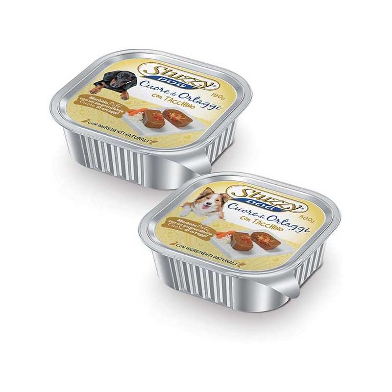 STUZZY DOG Cuore di Ortaggi avec Dinde et Carottes 150 g. STUZZY DOG Cuore di Ortaggi avec Dinde et Carottes 150 g.