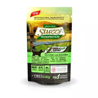 STUZZY DOG Monoprotein Grain & Gluten Free mit Pute und Zucchini 150 gr.