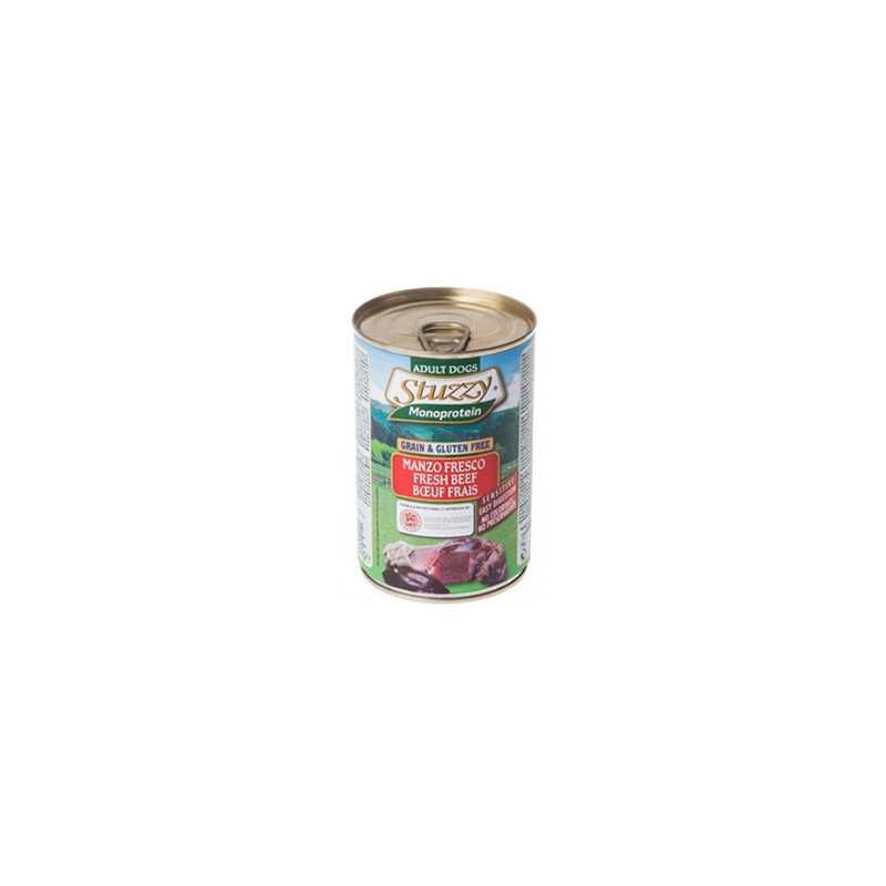 STUZZY DOG Monoprotein Bœuf frais 400 g. STUZZY DOG Monoprotein Bœuf frais 400 g.