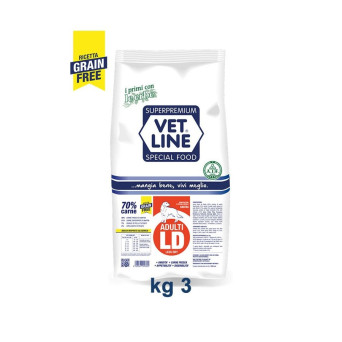 VET LINE Adults LD Lamb Grain Free 3 kg.