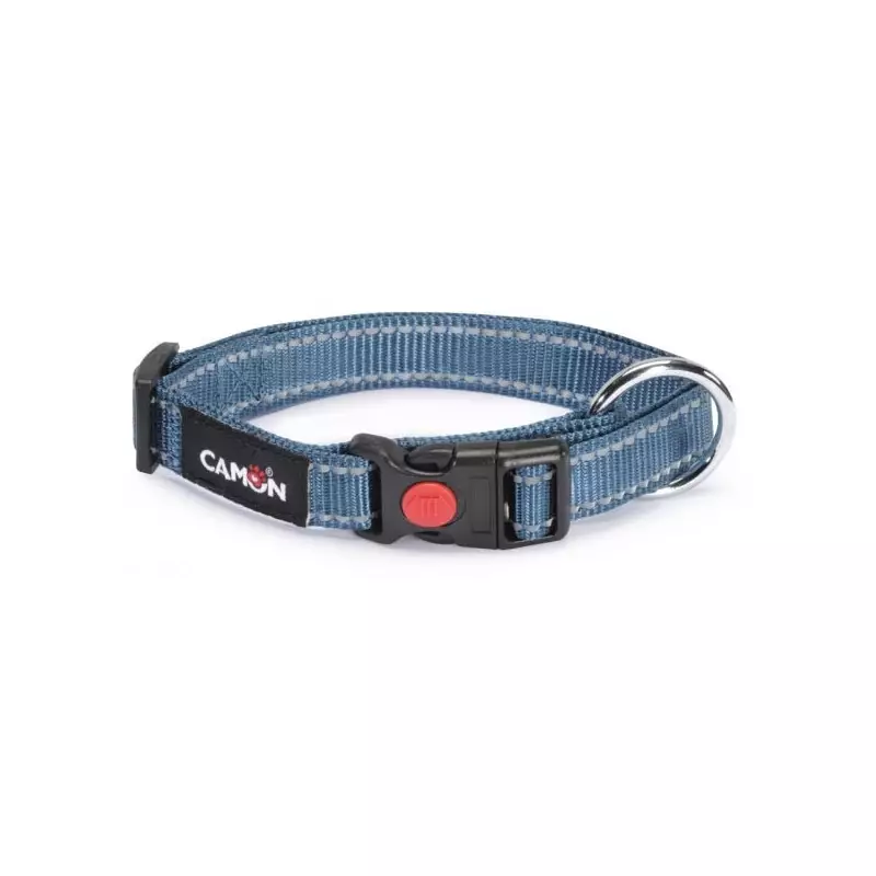 CAMON Halsband LowTension Reflex Blau 20x330 / 530 mm.