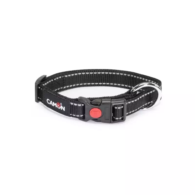 CAMON Collar LowTension Reflex Black 20x330 / 530 mm.
