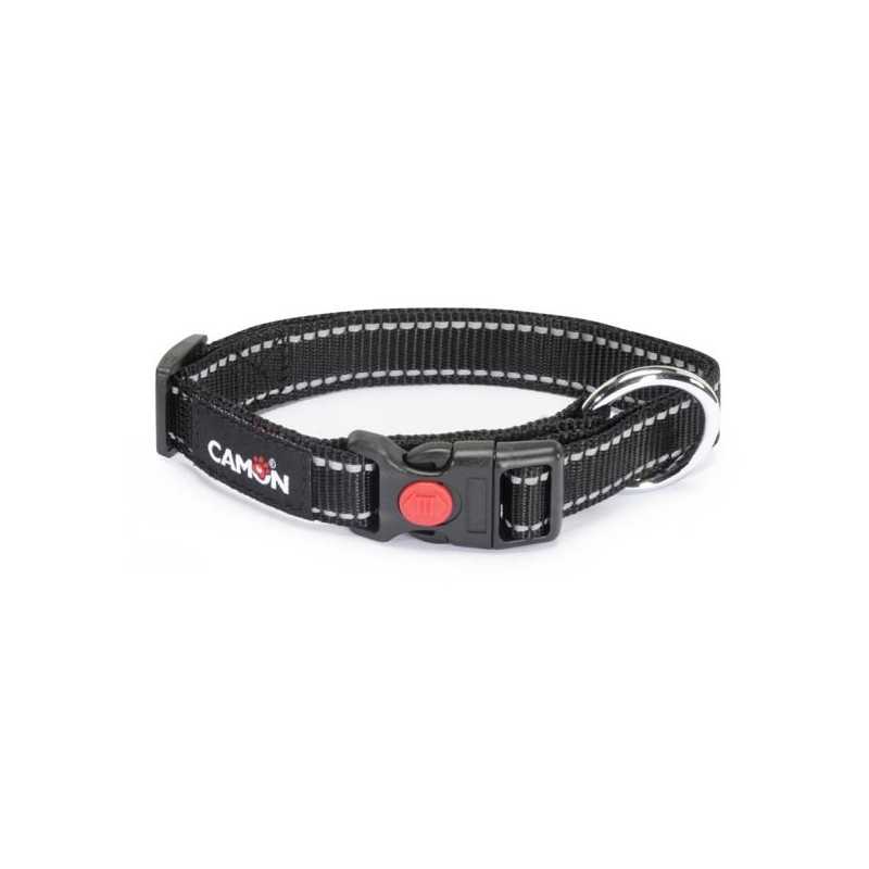 CAMON Collier LowTension Reflex Noir 20x330/530 mm.