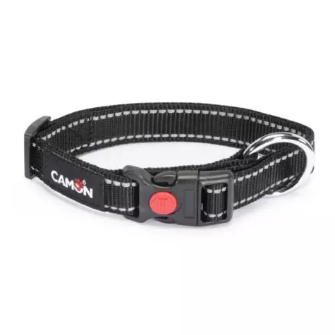 CAMON Collar LowTension Reflex Black 20x330 / 530 mm.