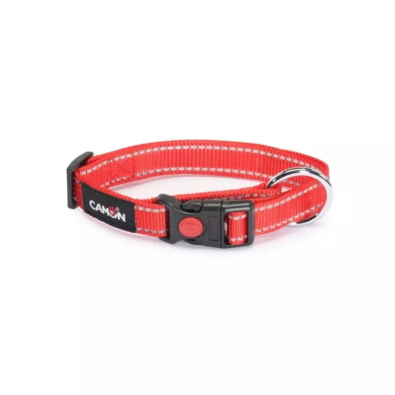 CAMON Halsband LowTension Reflex Rot 20x330 / 530 mm.