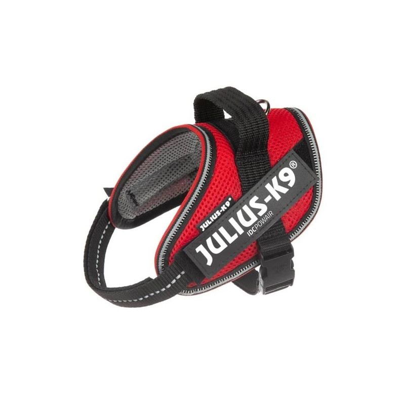 JULIUS K9 IDC-Powair Summer Harness Rosso Taglia XXXS