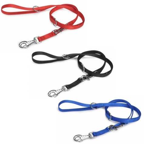CAMON Laisse Éducation Doppio Nylon Bleu 25x2000 cm. - F131/A.02