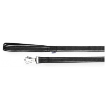 CAMON Leash with Neoprene Handle and Reflex Black Stitching 1,5x120 cm. - DC176 / 03