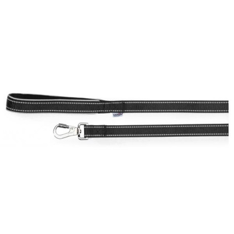 CAMON Leash with Neoprene Handle and Reflex Black Stitching 2x120 cm. - DC177 / 03