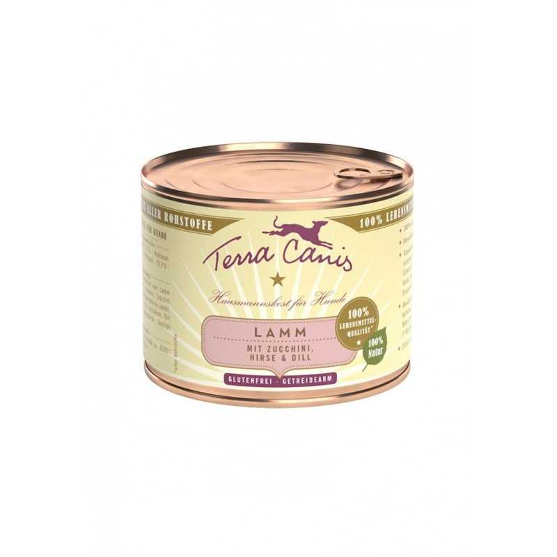 TERRA CANIS Classic Agneau avec Courgettes, miglio et aneto 200 g. TERRA CANIS Classic Agneau avec Courgettes, miglio et aneto 200 g.