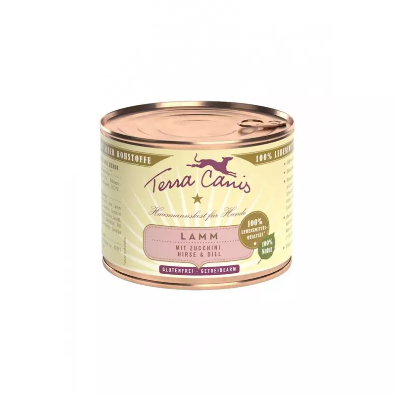 TERRA CANIS Classic Lamb with Zucchini, Millet and Dill 200 gr.