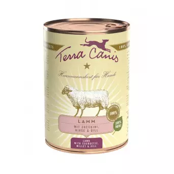 TERRA CANIS Classic Lamm mit Zucchini, Hirse und Dill 400 gr.