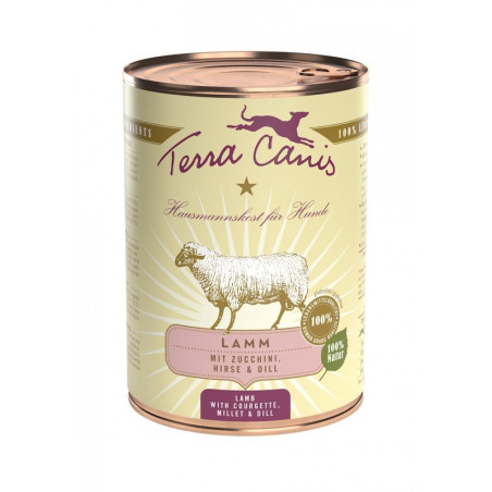 TERRA CANIS Classic Agnello con Zucchine, miglio e aneto 400 gr. - 