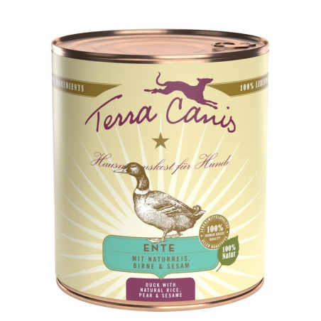 TERRA CANIS Classic Anatra con riso integrale, barbabietola rossa, pera e sesamo 800 gr. - 