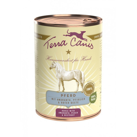 TERRA CANIS Classic Horse with amaranth, peach and beetroot 400 gr.