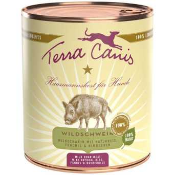 TERRA CANIS Classic Cinghiale con riso integrale, finocchio e lampone 800 gr. -