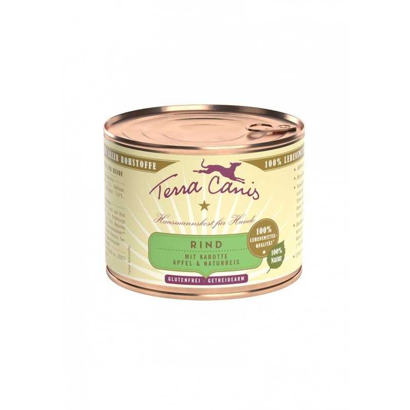 TERRA CANIS Classic Bœuf avec Carota, pommes et riz integrale 200 g. TERRA CANIS Classic Bœuf avec Carota, pommes et riz integrale 200 g.