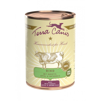 TERRA CANIS Classic Beef with Carrot, apples and brown rice 400 gr.
