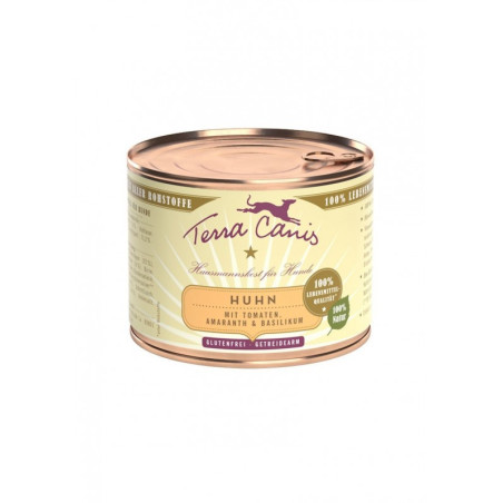 TERRA CANIS Classic Pollo con Amaranto, pomodori e basilico 200 gr. - 