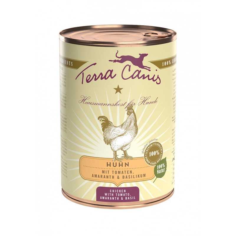 TERRA CANIS Classic Poulet avec Amaranto, pomodori et basilico 400 g. TERRA CANIS Classic Poulet avec Amaranto, pomodori et basilico 400 g.