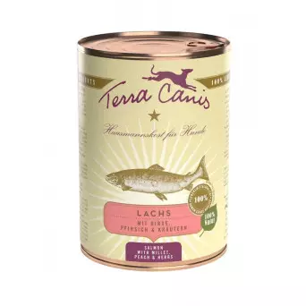TERRA CANIS Classic Salmon with Millet, peach and aromatic herbs 400 gr.