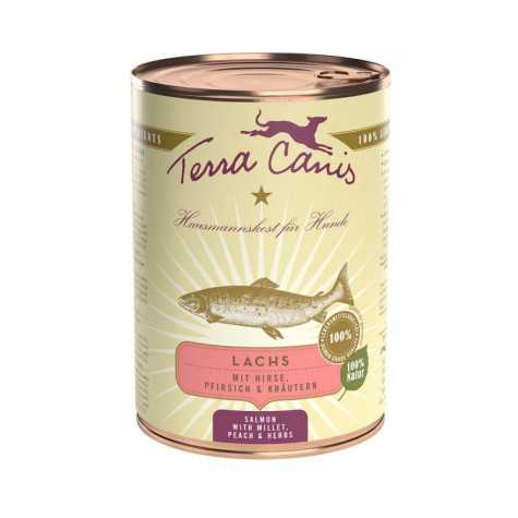 TERRA CANIS Classic Salmone con Miglio, pesca e erbe aromatiche 400 gr. -