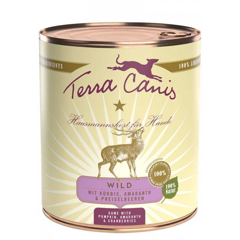 TERRA CANIS Classic Selvaggina avec Citrouille, amaranto et myrtilles rossi 800 g. TERRA CANIS Classic Selvaggina avec Citrouille, amaranto et myrtilles rossi 800 g.