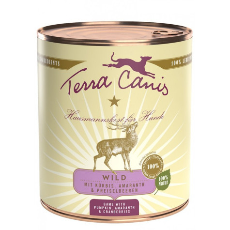 TERRA CANIS Classic Selvaggina con Zucca, amaranto e mirtilli rossi 800 gr. - 