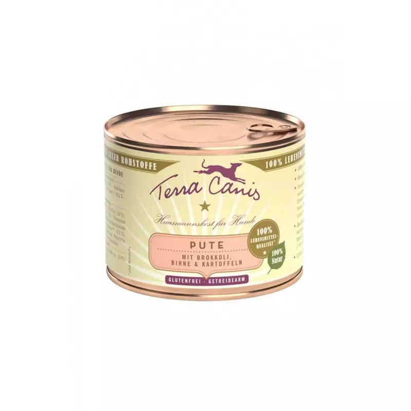 TERRA CANIS Classic Pute mit Brokkoli, Birne und Kartoffeln 200 gr.
